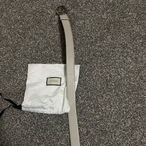 Gucci Belt sz 36 Waist Cream Monogram